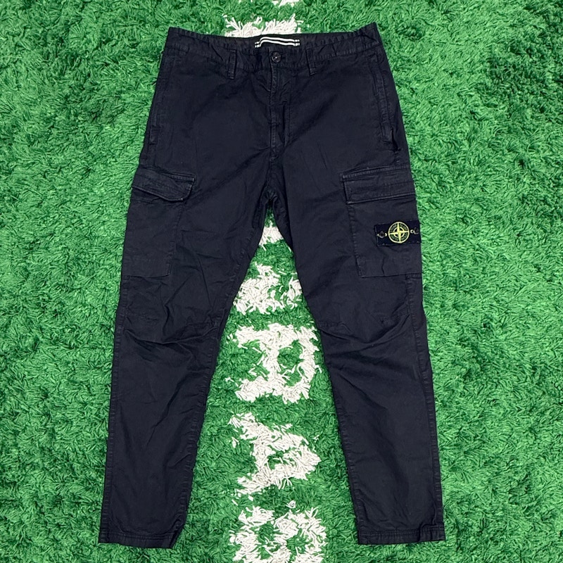 Stone Island Cargo Pants Black