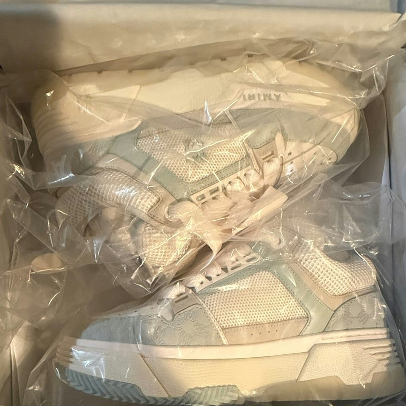 AMIRI MA-1 Quad Monogram Debossed Pale Mint (Women's)