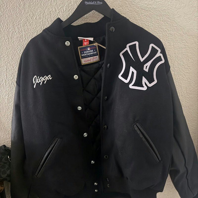 Mitchell & Ness MLB Reasonable Doubt x Yankees Varsity Jacket Black