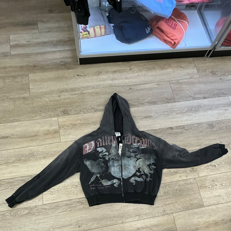 Valley USA Valley Dreams Zip-Up Hoodie Black