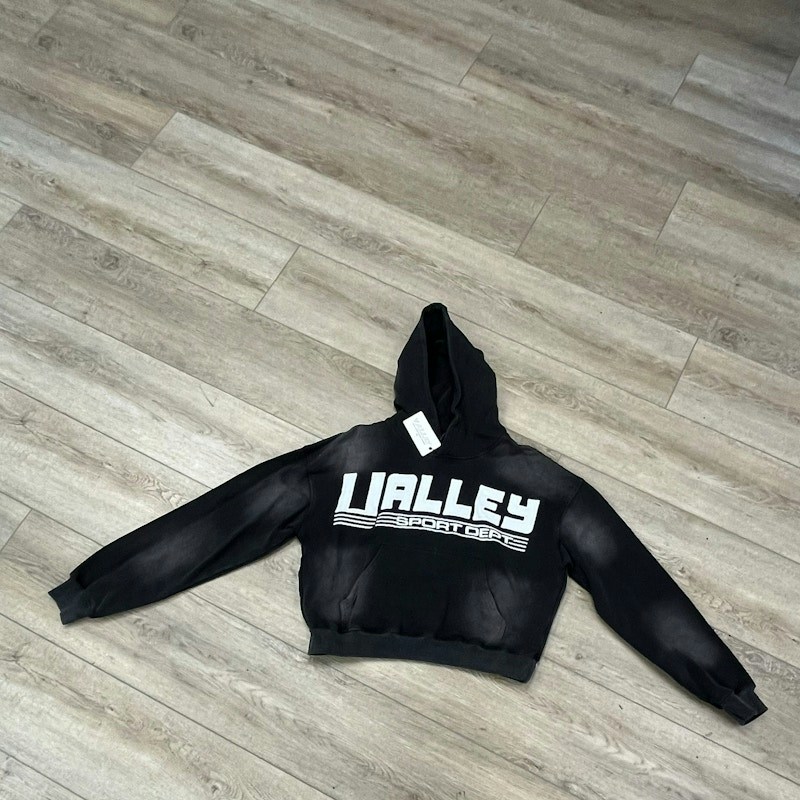 Vale Sports Divison Valley Sport Dept Hooded Sweatshirt Black