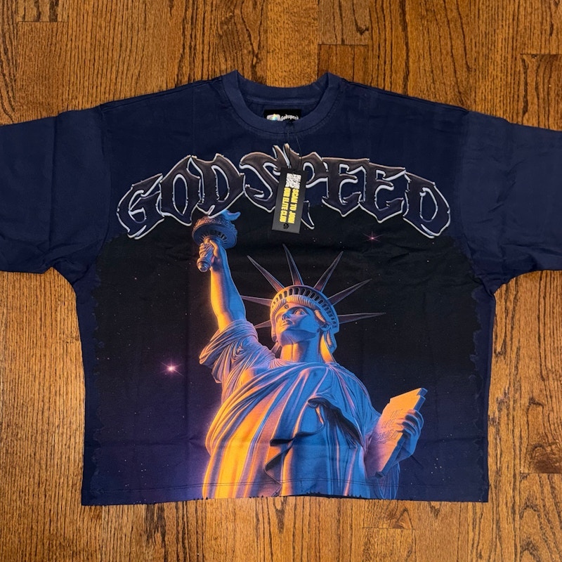 Godspeed Purple City T-Shirt Navy