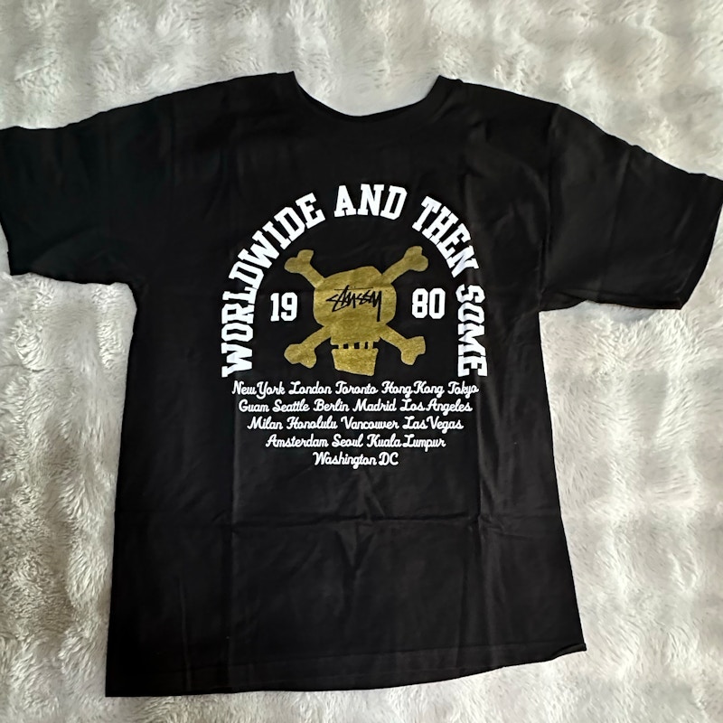 Stüssy Worldwide And Then Some T-Shirt Black