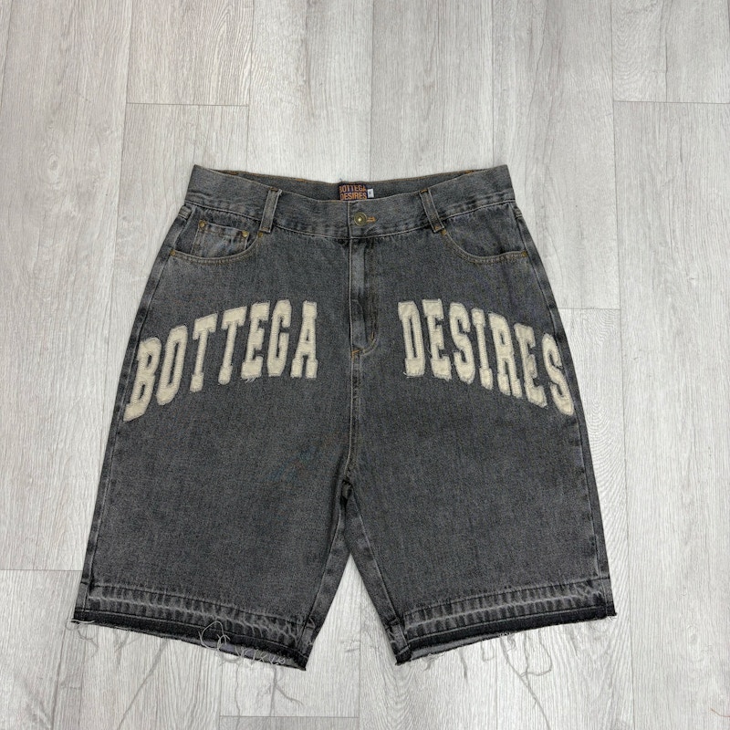 Bottega Desires Denim Shorts Black