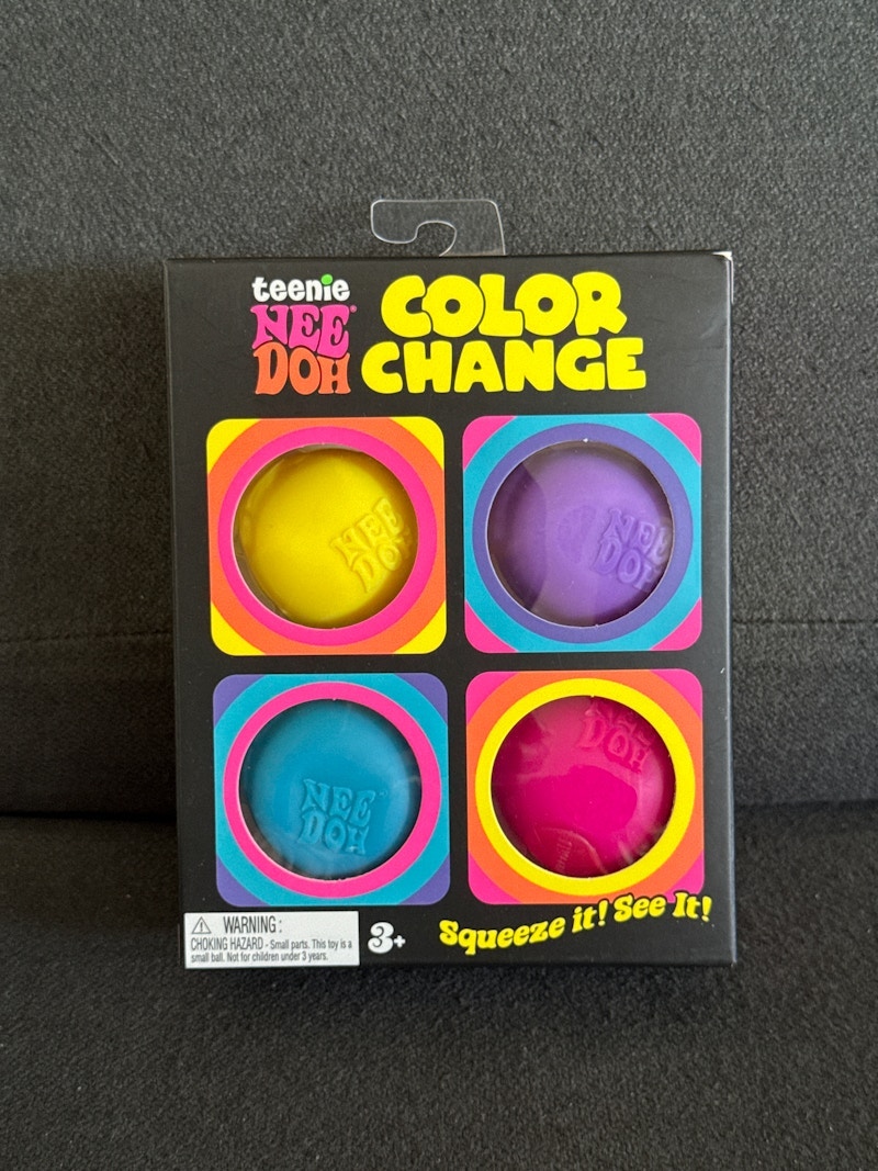 NeeDoh Teenie Color Change Pack Of 4