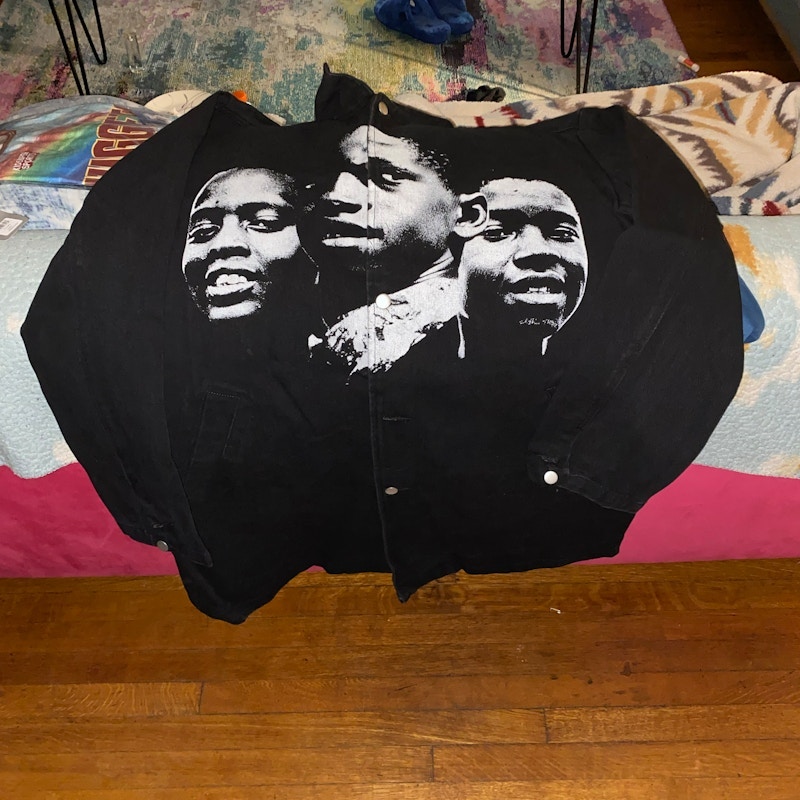 KidSuper x Kombonation Denim Black Jacket Black