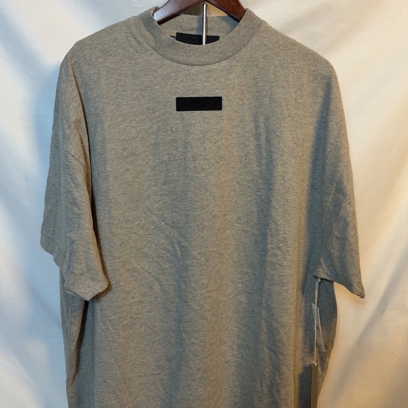 Fear of God Essentials Mock Neck T-Shirt Heather Oatmeal