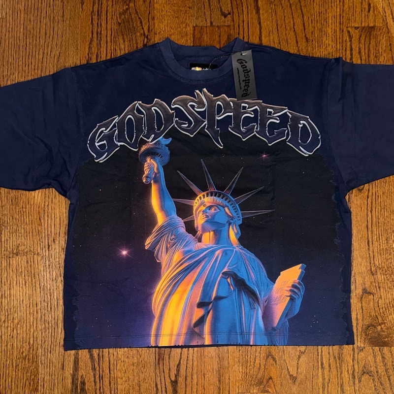 Godspeed Purple City T-Shirt Navy