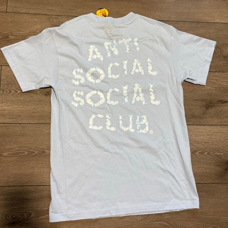 Anti Social Social Club Partly Cloudy Tee Blue