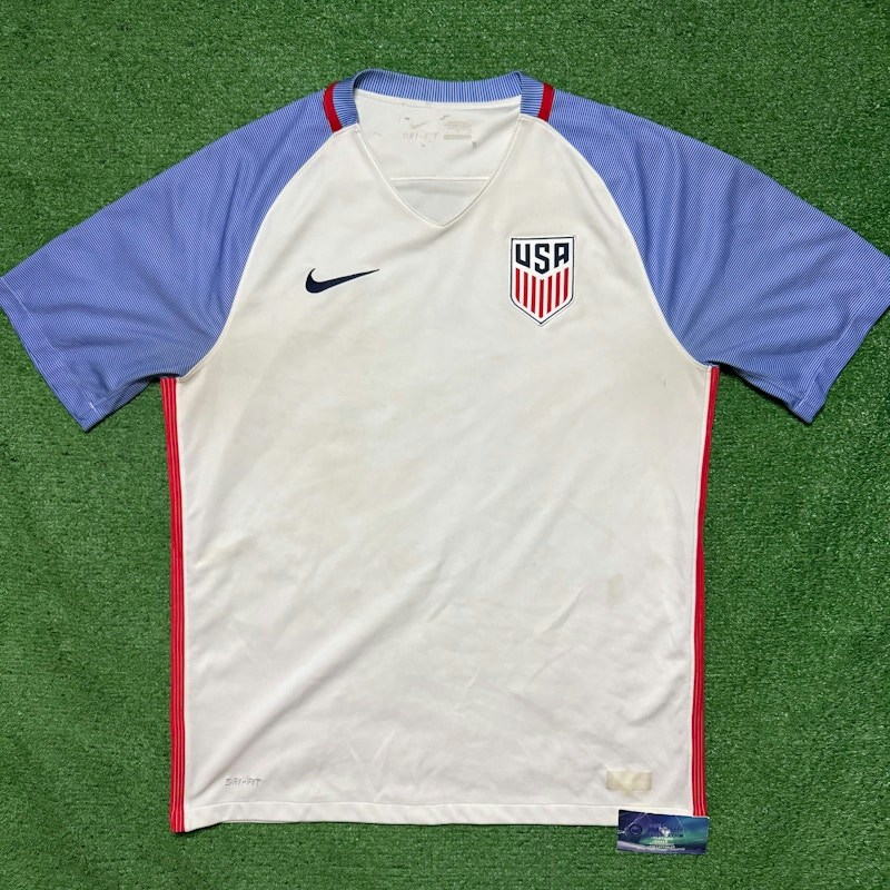 Nike USA Soccer Jersey White Blue Red 2016
