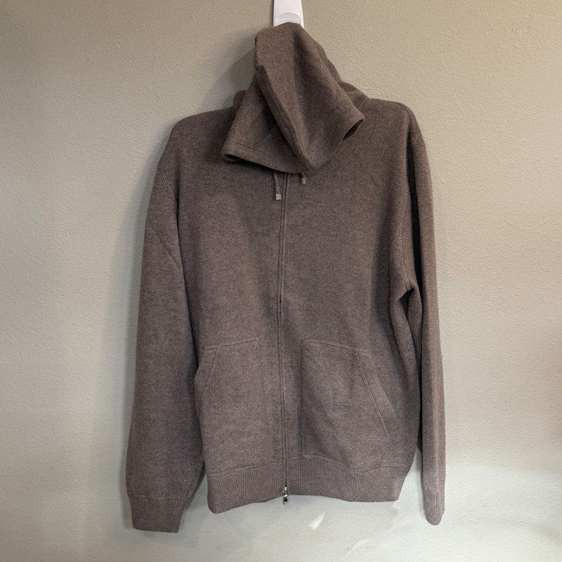 Brunello Cucinelli Cashmere Full-Zip Hoodie