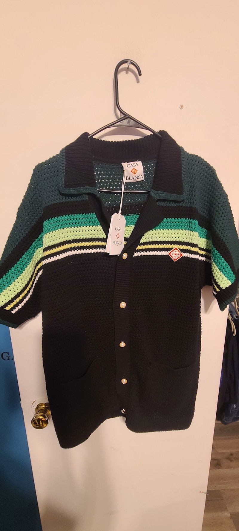 Casablanca Knitted Polo Shirt Shorts Set
