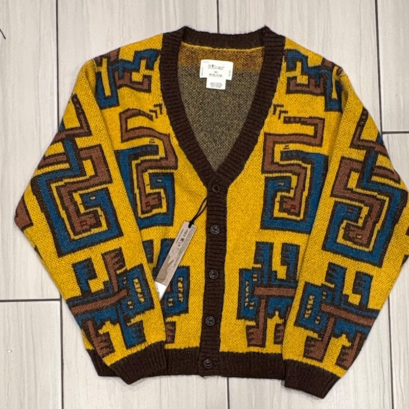 Champion x Angelo Baque Cardigan Yellow