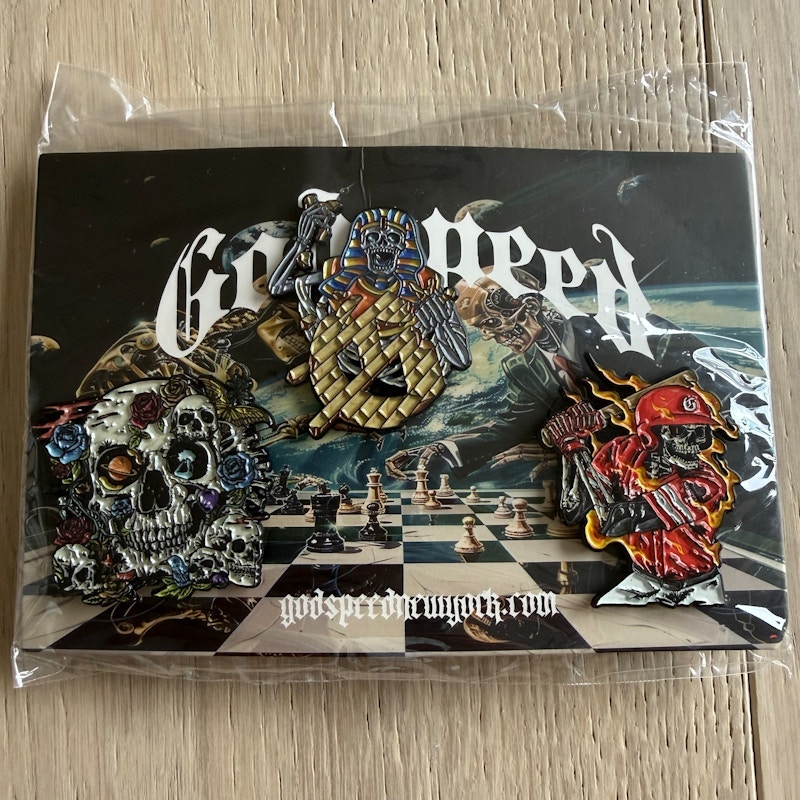 Godspeed Enamel Lapel Pins Set