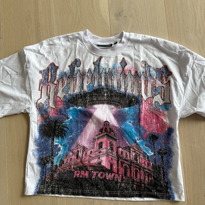 Rebel Minds RM Town Graphic T-Shirt White