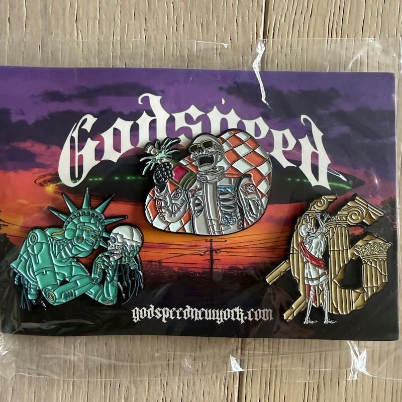Godspeed Enamel Pin Set
