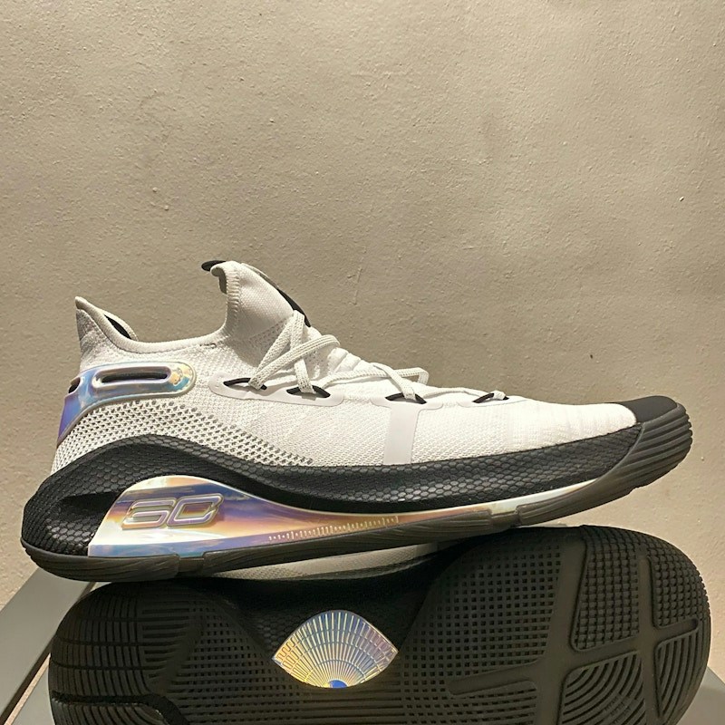 Under Armour Curry 6 White Black