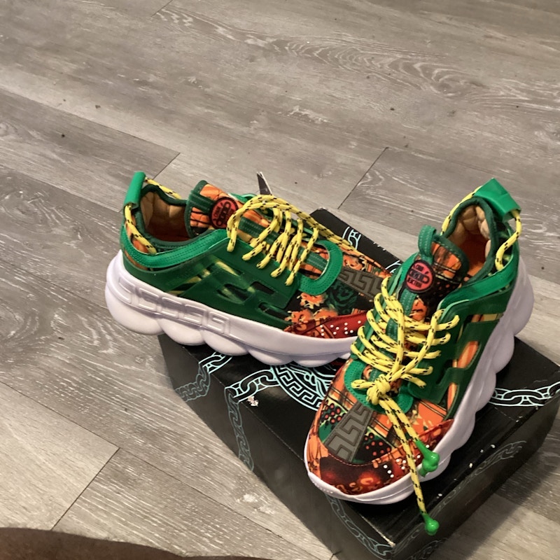 Versace Chain Reaction Green Orange