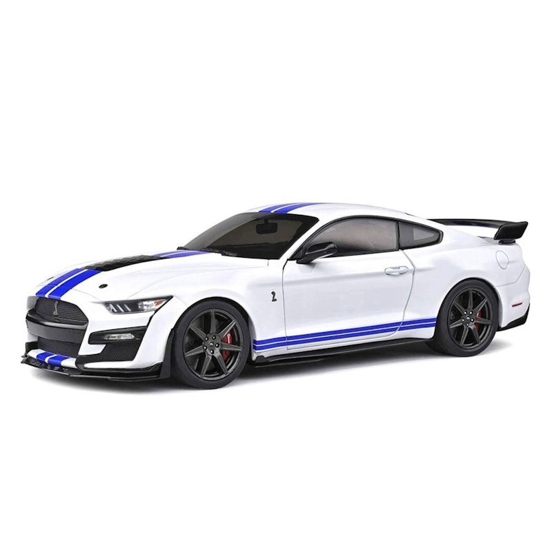 Shelby Ford Mustang GT500 White and Blue