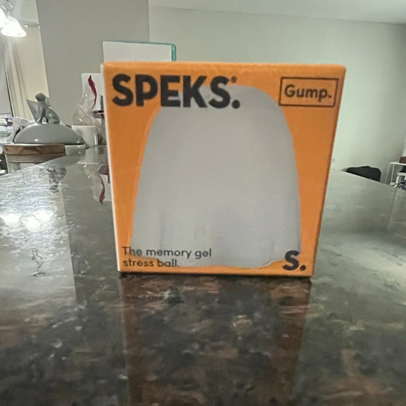 Speks Gump The Memory Gel Stress Ball Ghost