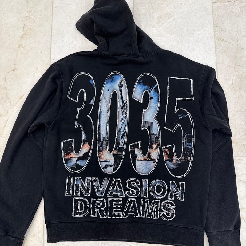 Reveer 3035 Invasion Dreams Hoodie Black Wash