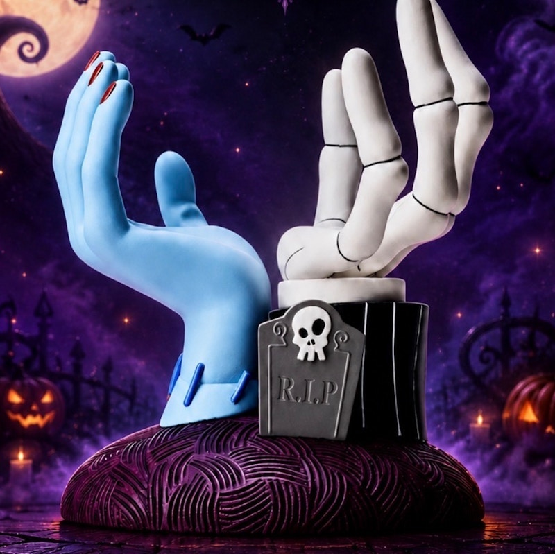 Disney The Nightmare Before Christmas Jack and Sally Hand Figurine