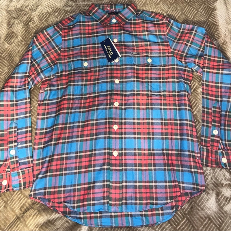Polo Ralph Lauren Plaid Long-Sleeve Shirt Multi