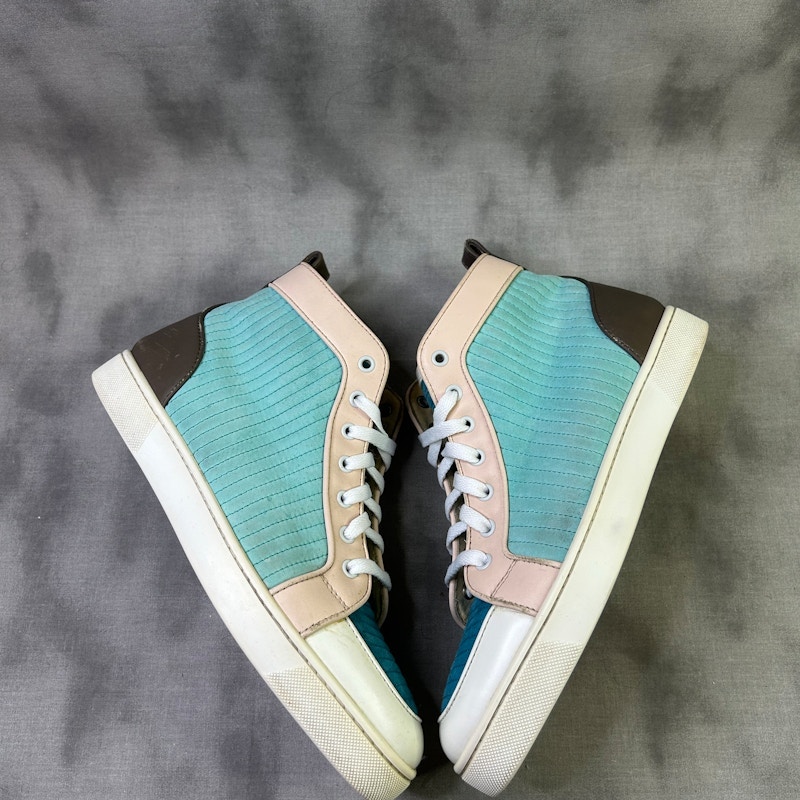 Christian Louboutin Louis High Top Sneaker Multicolor