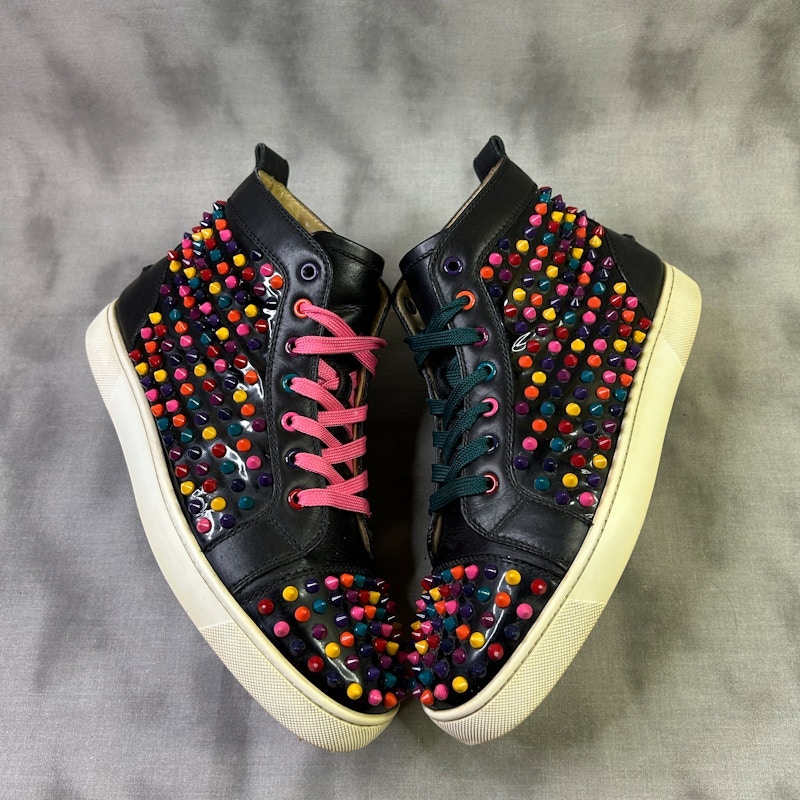 Christian Louboutin Louis Flat Spikes Multicolor