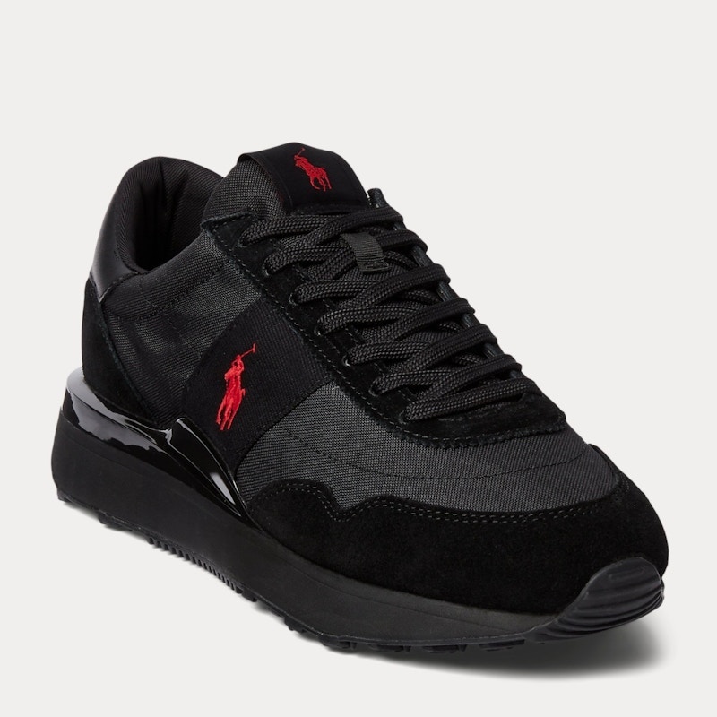 Polo Ralph Lauren Train 89 Suede/Nylon Triple Black