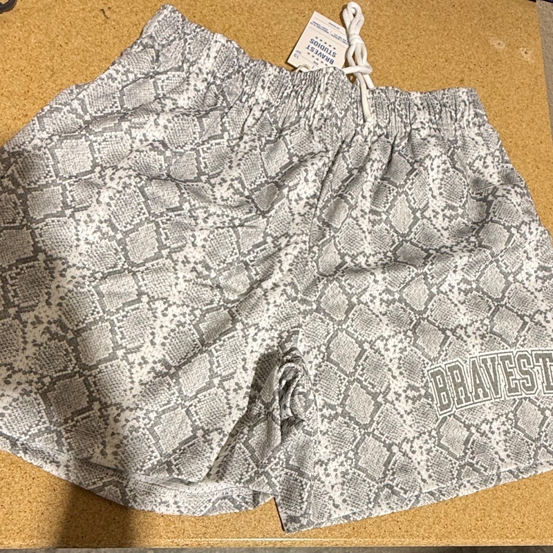 Bravest Studios Snake Shorts Grey