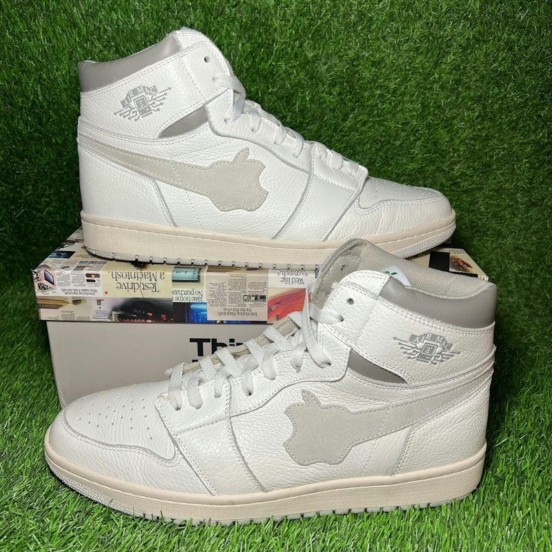 Apple Macintosh 1984 High Top Sneaker White