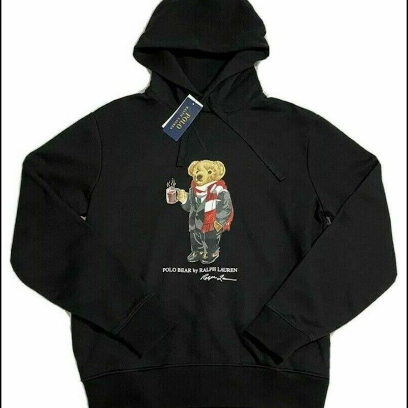 Polo Ralph Lauren Polo Bear Fleece Hoodie Black