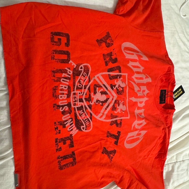 Godspeed Collegiate T-Shirt Red Wash