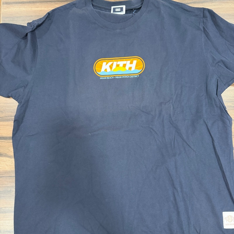 Kith Miami Logo Tee Nocturnal
