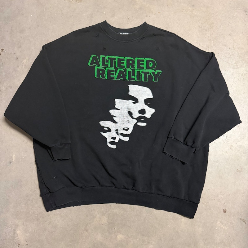 Raf Simons Altered Reality Sweatshirt (Autumn-Winter 2022-2023) Distressed