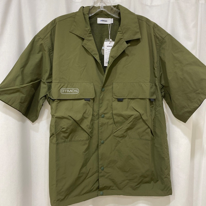 atmos S/S Nylon Utility Shirt KHAKI