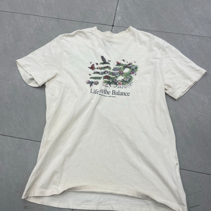 Aimé Leon Dore x New Balance Life in the Balance T-Shirt White