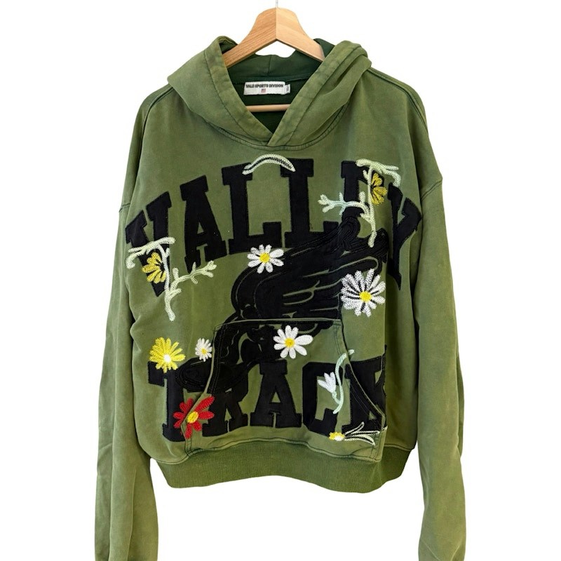 VALE SPORTS DIVISION Valley Track Garden Hoodie Green
