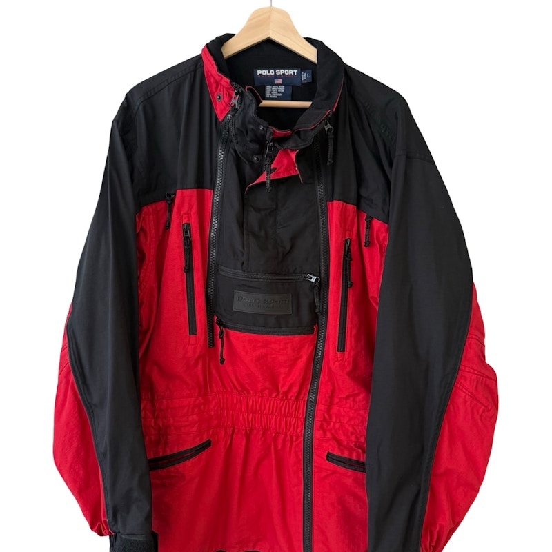 Vintage 90s Polo Sport Ralph Lauren Ski Steep Tech Jacket