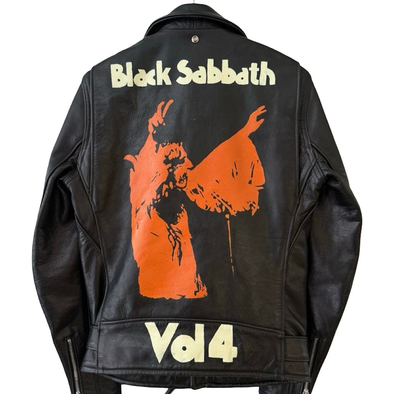 2022 Black Sabbath Vol 4 x Schott Perfecto 50th Anniversary Leather Jacket