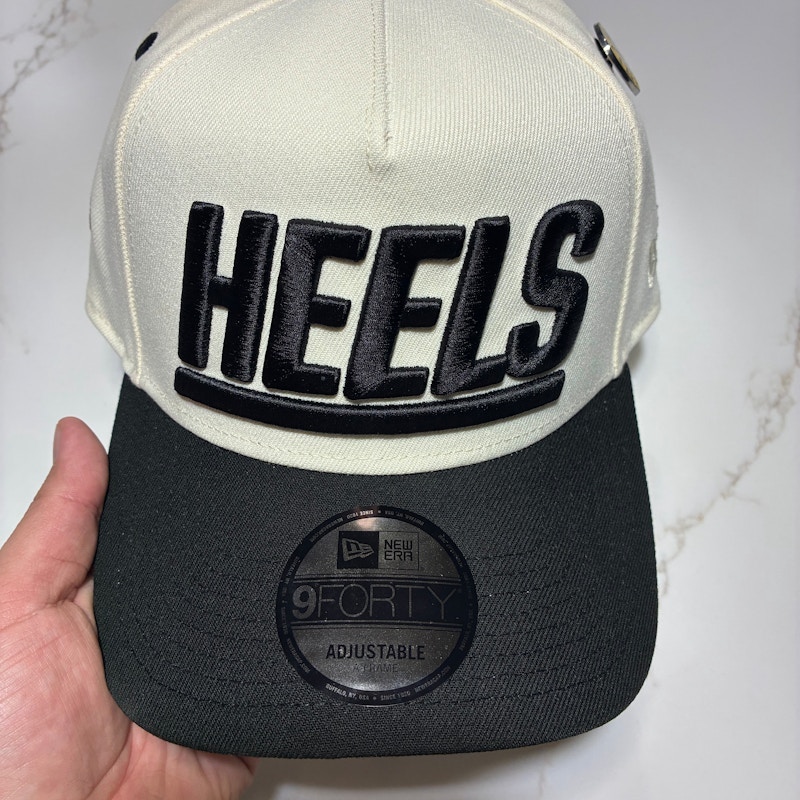 New Era 9FORTY A-Frame Heels Cap Off White Black