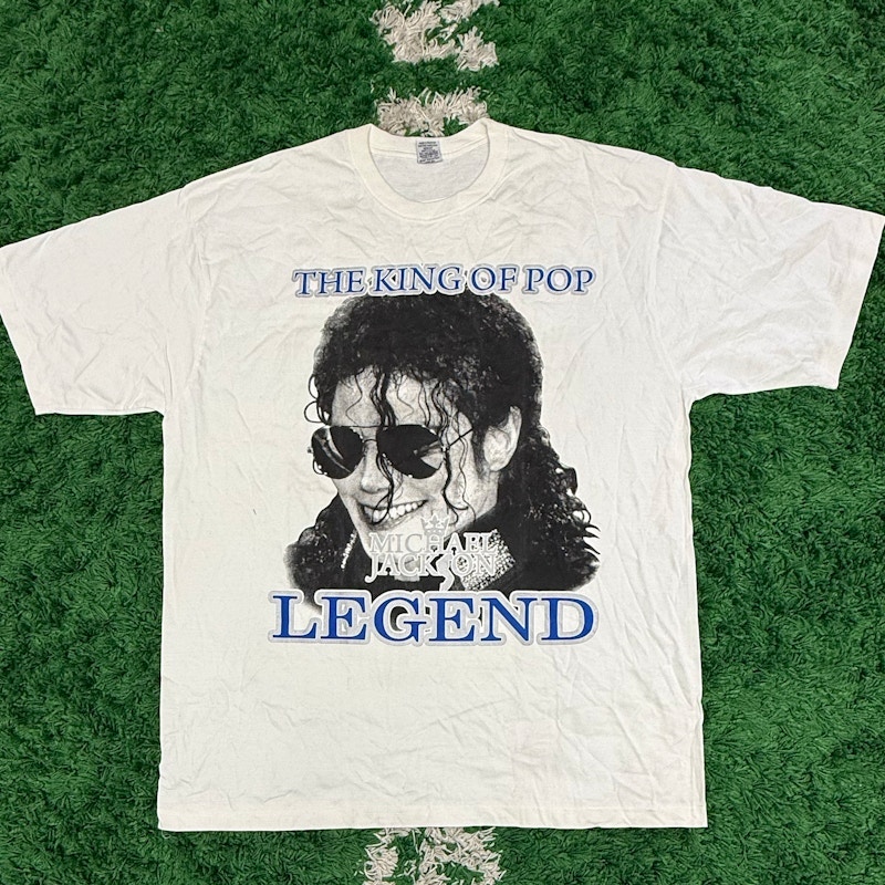 Michael Jackson The King Of Pop Legend T-Shirt White