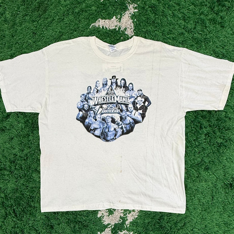 WWE WrestleMania 25th Anniversary T-Shirt White