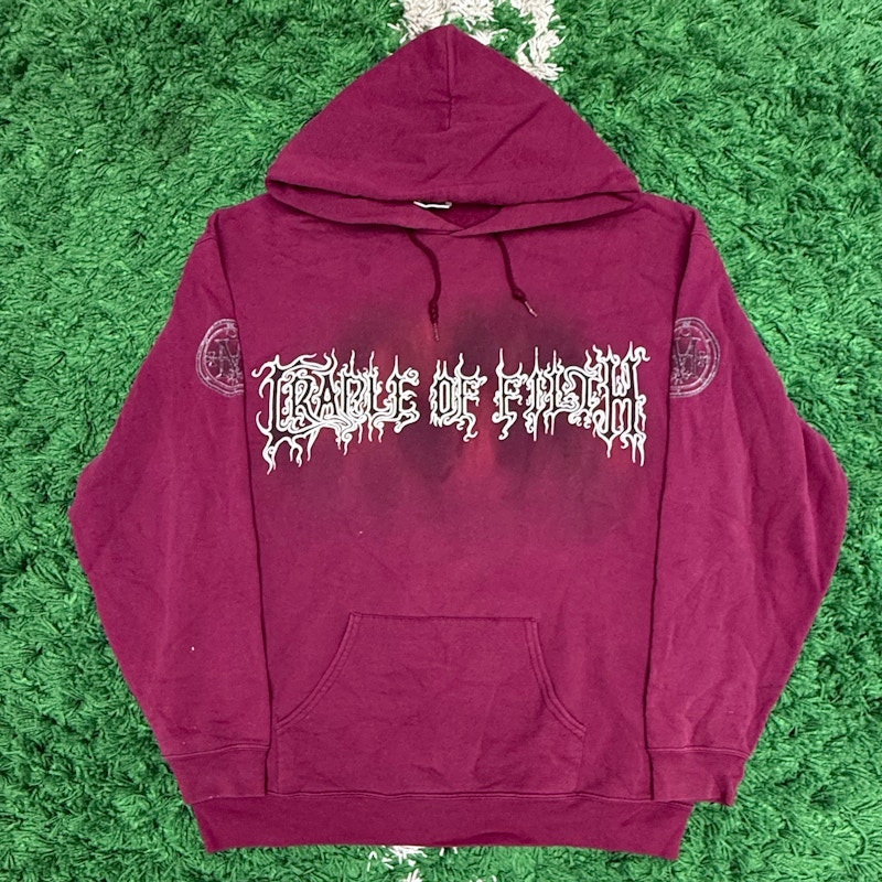 Cradle of Filth Band Hoodie Maroon
