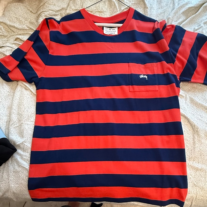 Stüssy Striped ST Range Stripe Pocket Crew