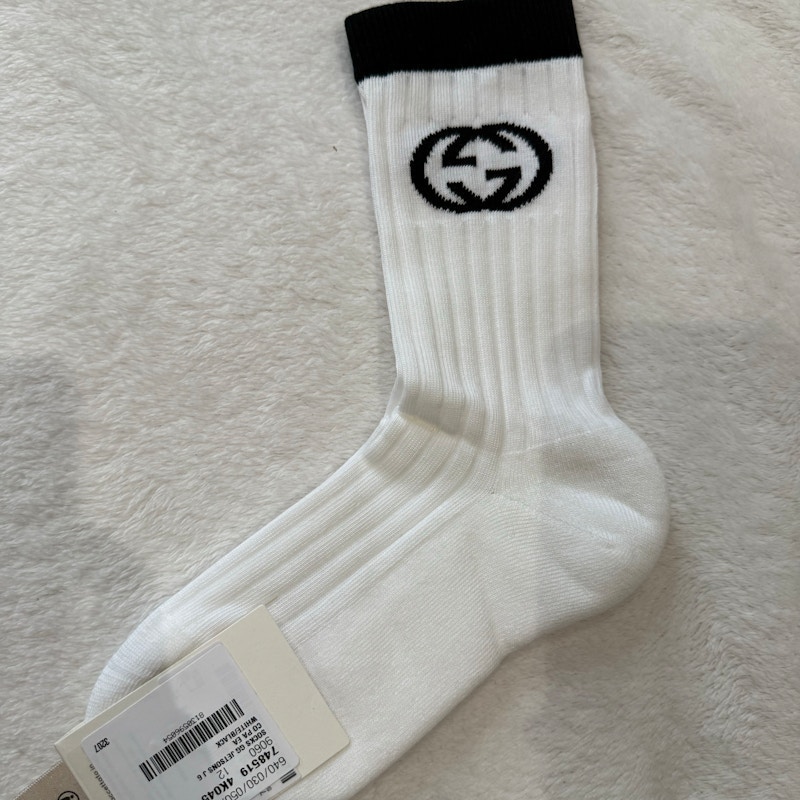 Gucci The Jetsons GG Socks White Black