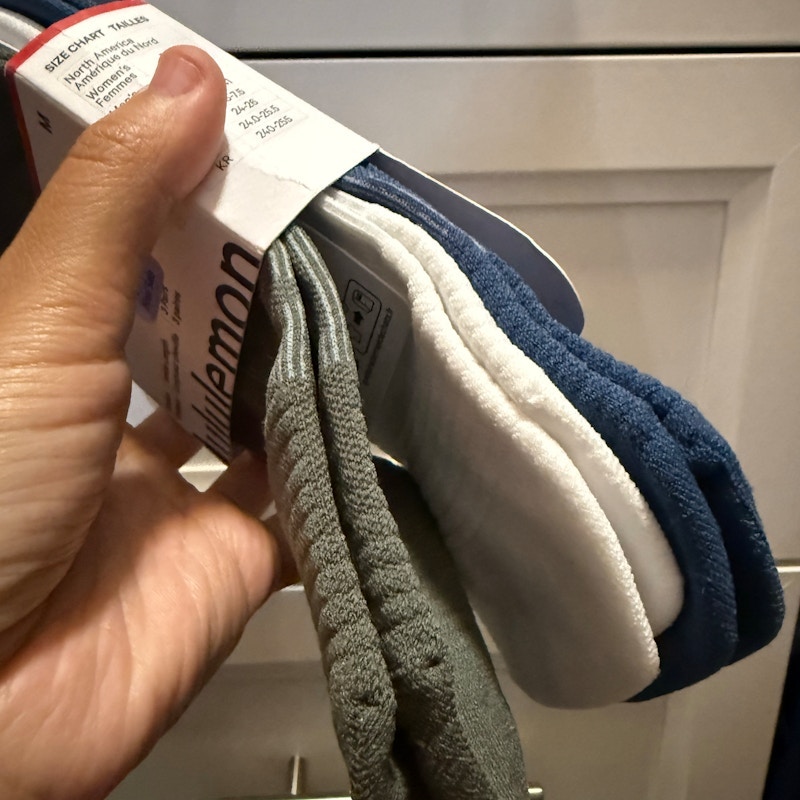 Lululemon Power Stride Socks 3 Pair