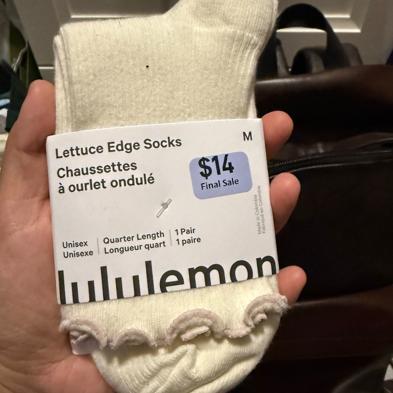 Lululemon Lettuce Edge Socks CABA