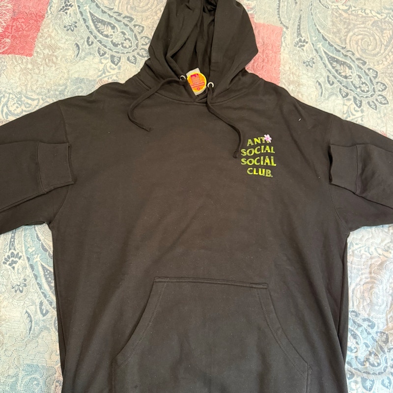 Anti Social Social Club Serenity Shatters Hoodie Black
